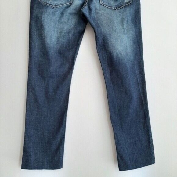 PD&C Stretch Distressed Slim Blue Jeans Men's Sz 33 - Picture 7 of 10
